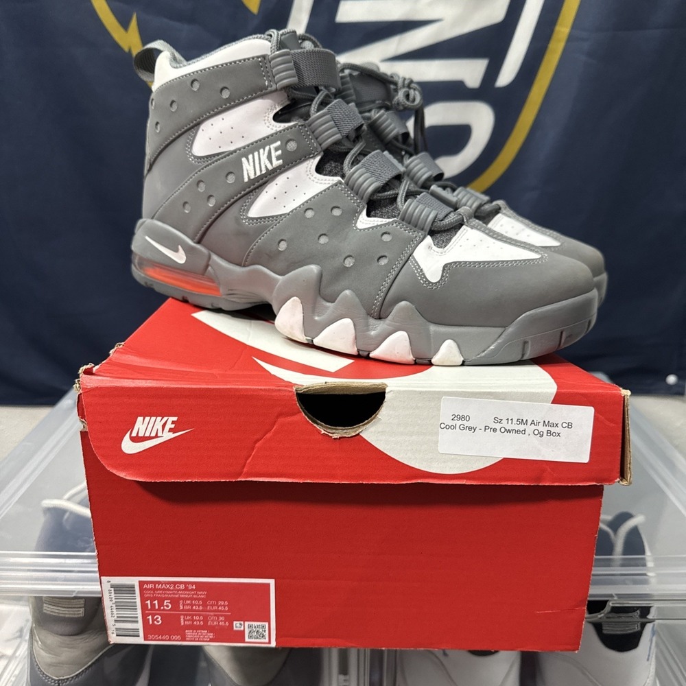 Nike Air Max 2 CB '94 Cool Grey Men's Size 11.5 (2024) 305440-005